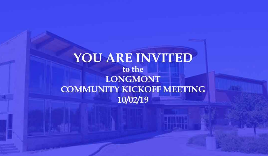 Community Kickoff Meeting for the Feasibility Study – October 2, 2019